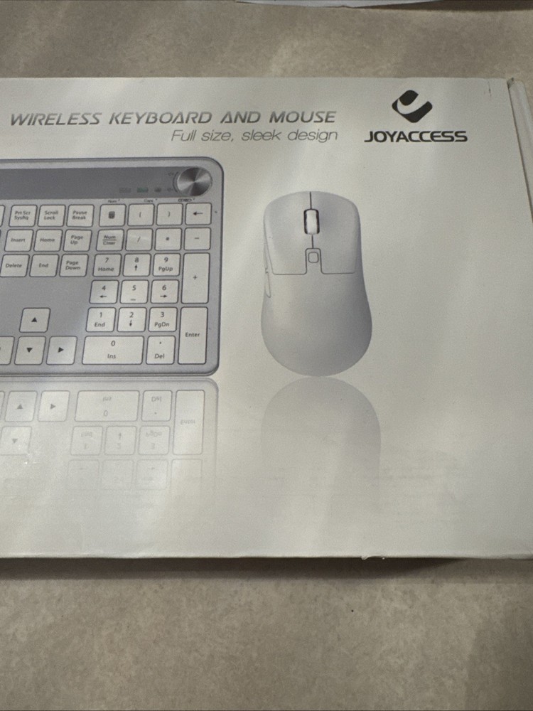 Wireless Keyboard and Mouse Set JOYACCESS USB Slim Wireless - NEW