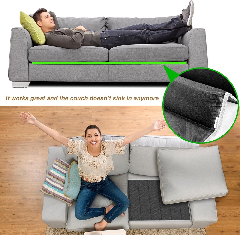 Heavy Duty Couch Cushion Support Board to Fix Sagging Sofas 17"x66" Sofa Thick