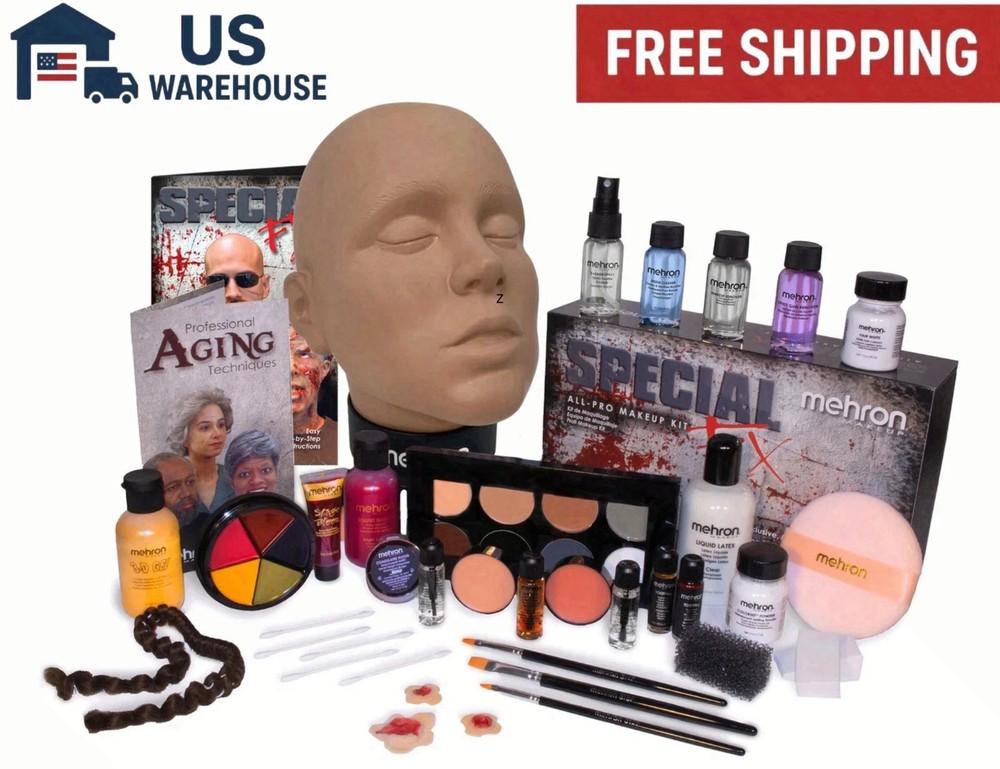Makeup Special FX All-Pro Makeup Kit with Practice Head | Complete Profession