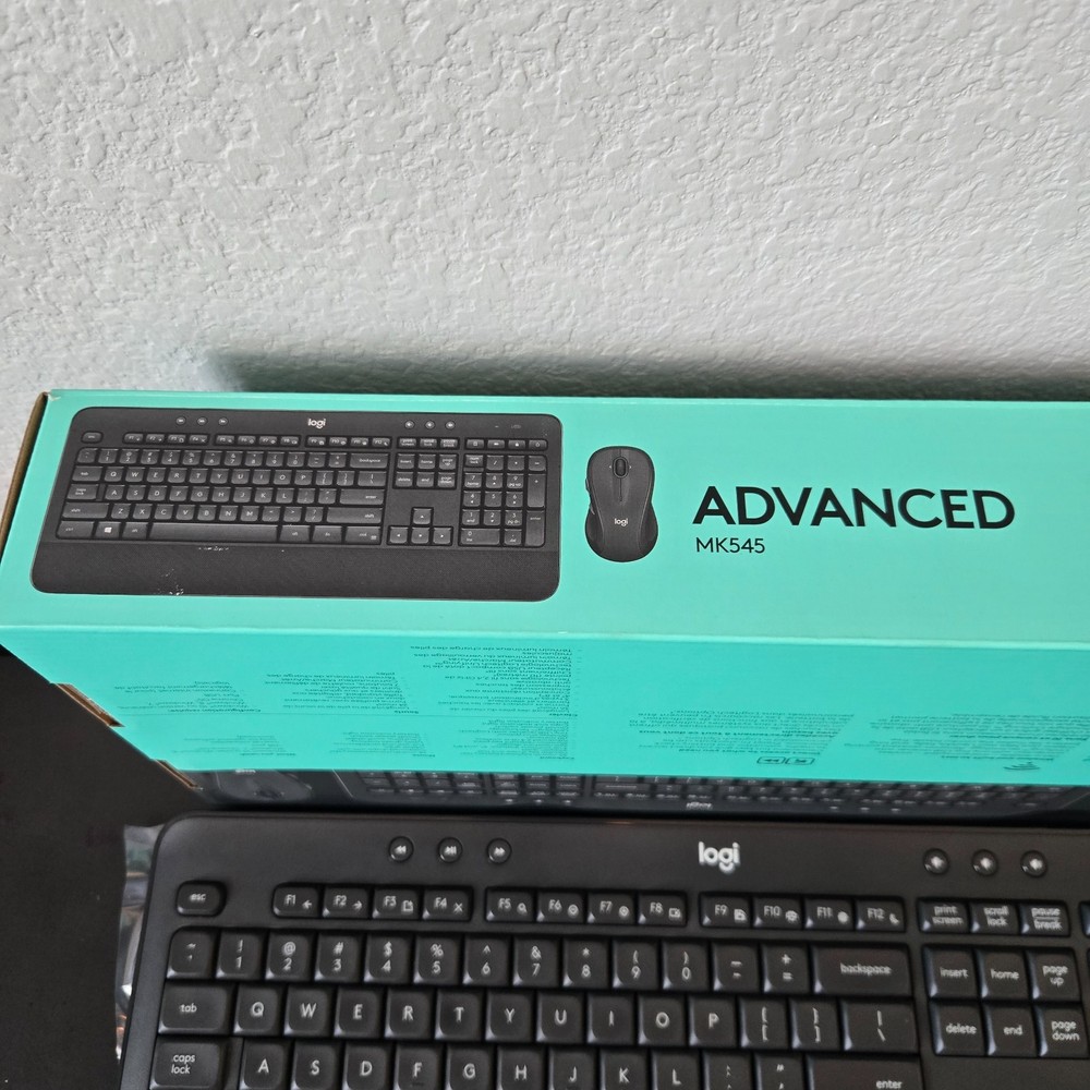 Logitech MK545 Wireless Keyboard & Mouse Advanced Combo Tested w/ Box