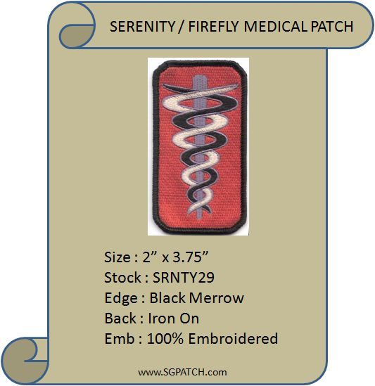 FIREFLY MEDICAL PATCH - SRNTY29
