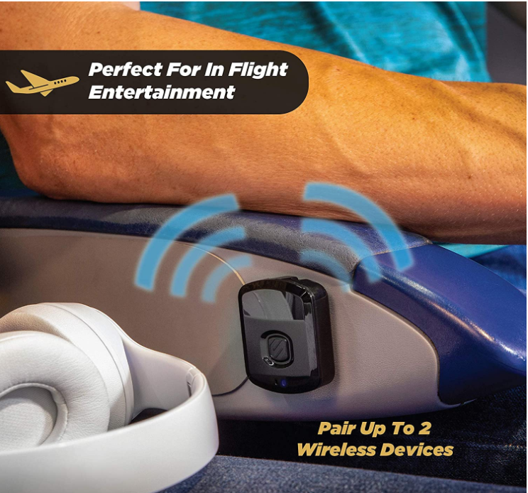 Scosche FLYTunes Universal Wireless Bluetooth Audio Transmitter - Black