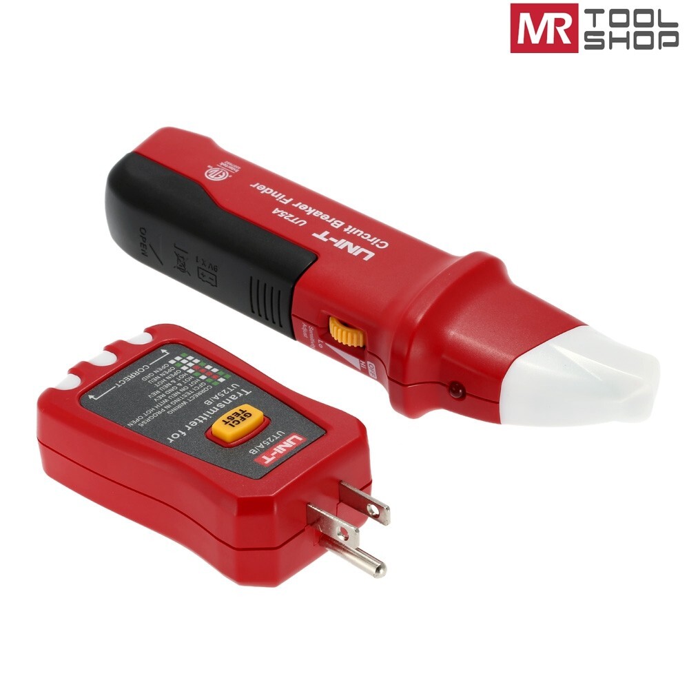 UNI-T UT25A Digital Circuit Breaker Finder with GFCI Outlet Socket Tester LED