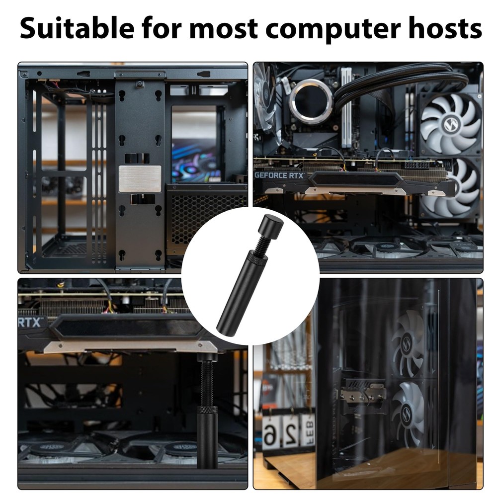 Graphics Card GPU Support Bracket Three Sizes Adjustable Height Universal Vid...