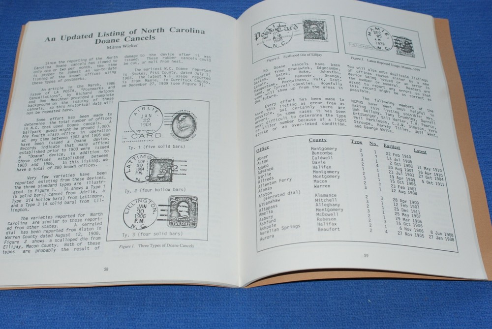 La Posta Journal American Postal History November 1986 see index BlueLakeStamps