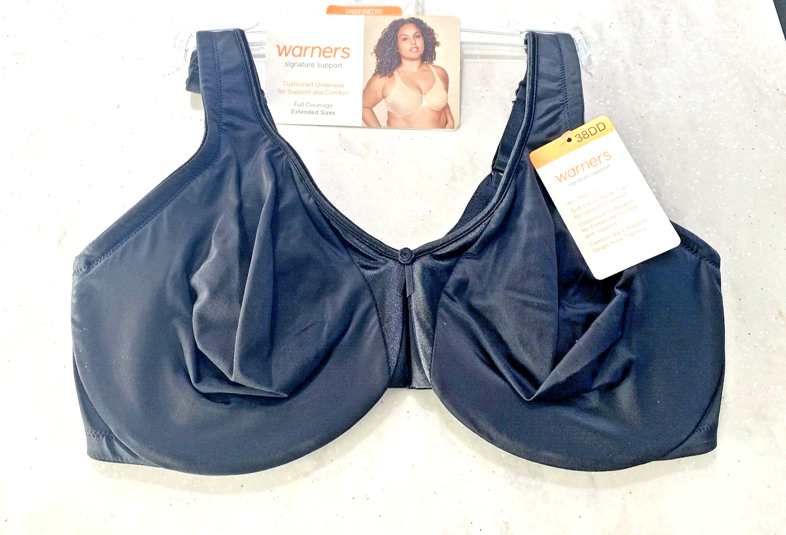 Warners SIGNATURE SUPPORT BRA cushioned underwire stretch 35002A BRAND NEW