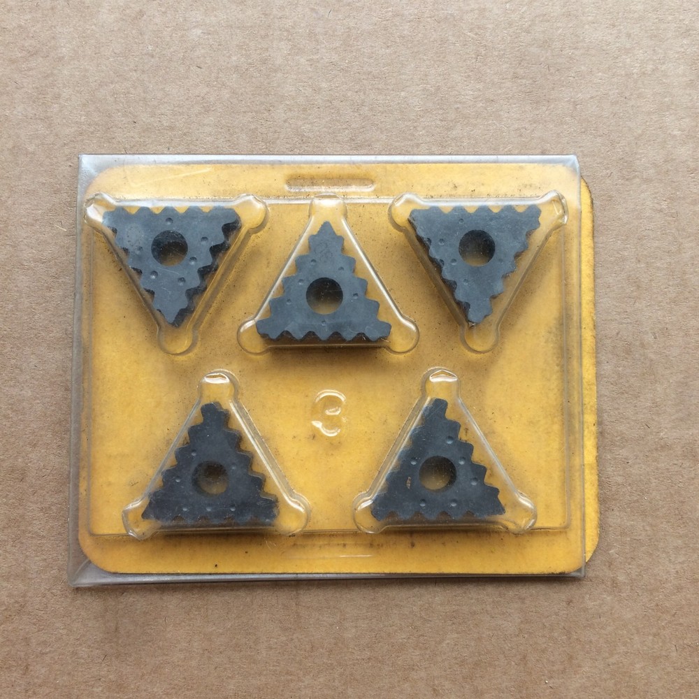 NIB TriPhase Carbide Indexable Cutters 3T50 5-Pack - NOS