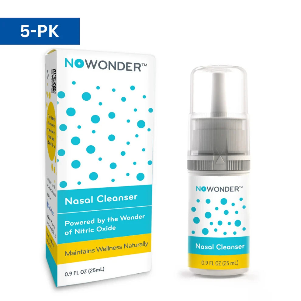 5-PACK NOWONDER (Previously Enovid) SaNotize Nitric Oxide Nasal Spray