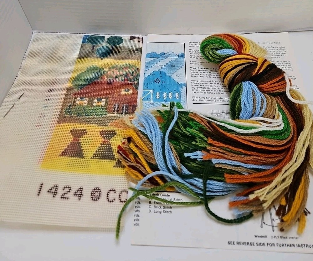 Creative Circle Longstitch Project 1424 'Harvest time' Repackaged