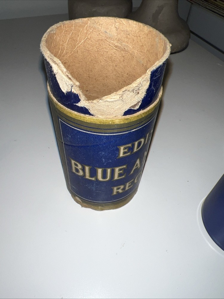 Edison Blue Amber Record When I Lost You Gillette