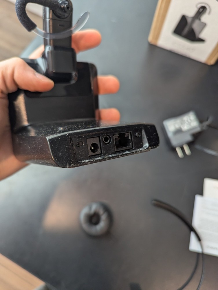 PLANTRONICS Poly CS540 Wireless 6.0 DECT Headset Black - (Tested)