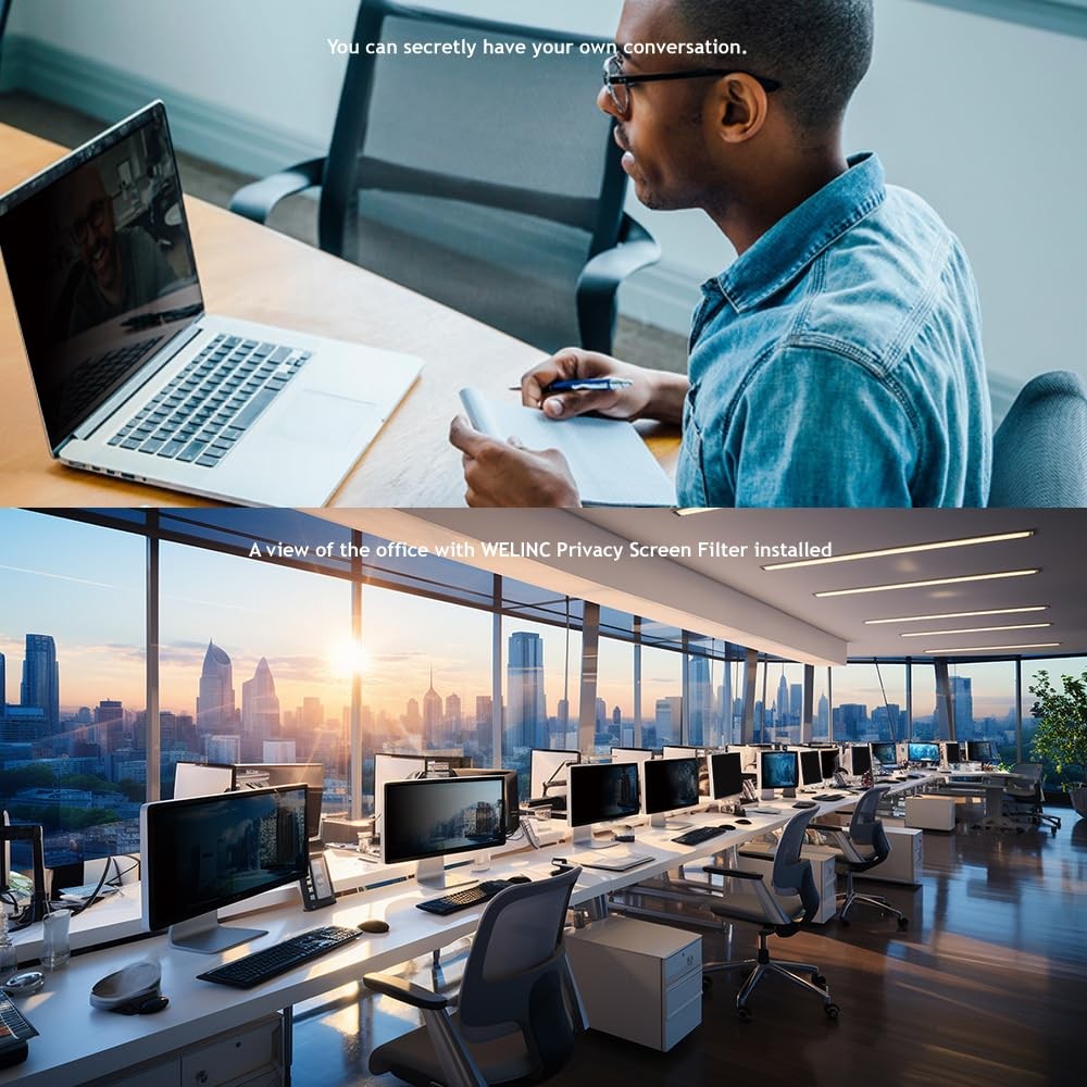 24 Inch - 16:9 Aspect Ratio - Computer Privacy Screen Filter for Widescreen M...