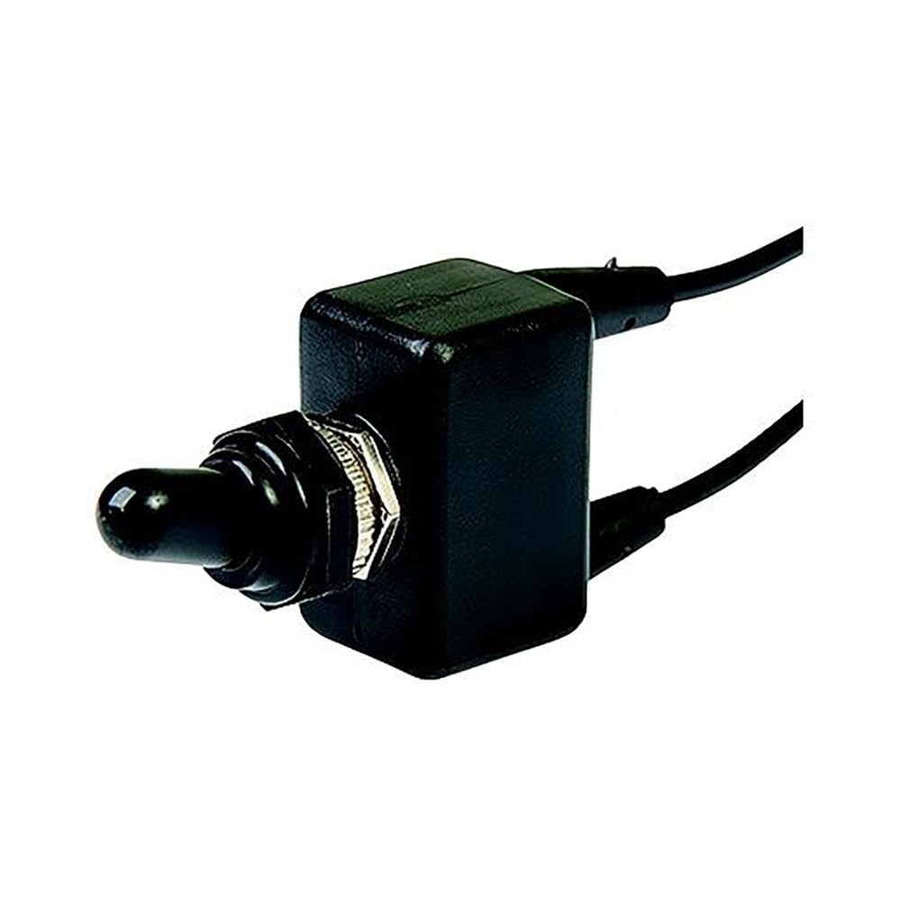 BEP 1002016 SPST PVC Coated Toggle Switch With Wire Leads - Off/On