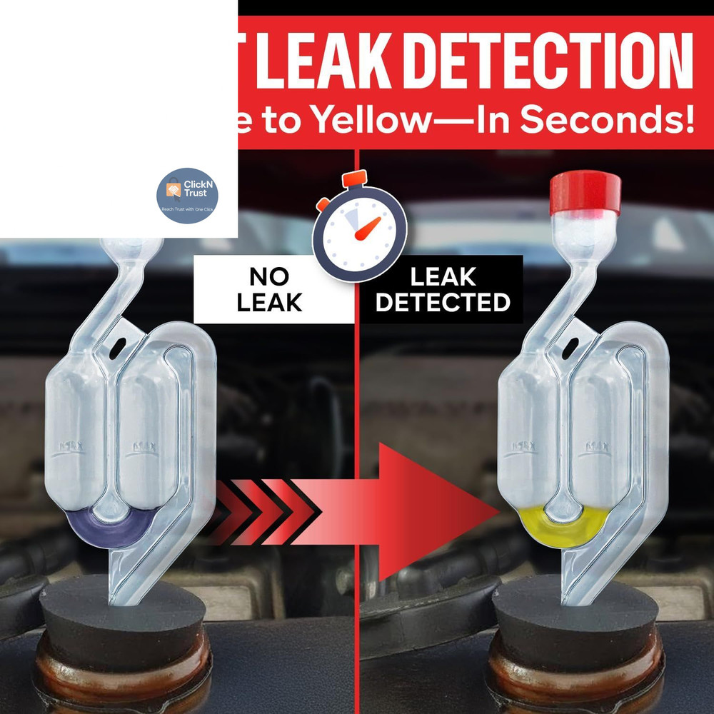 Combustion Leak + Head Gasket Test Kit - Over 100 Tests - Includes 8oz...