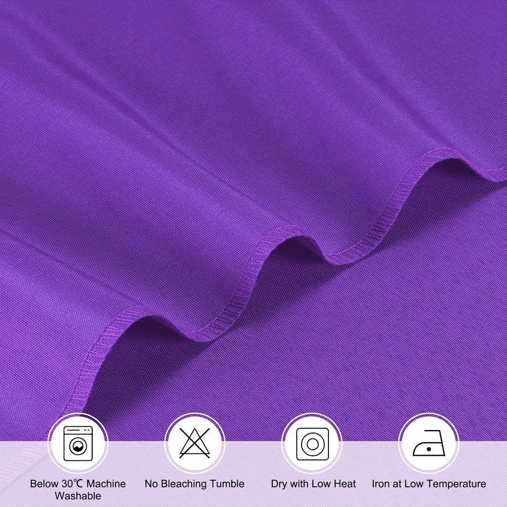 150x300cm Rectangle Tablecloth, Thickened Polyester Table Cloth Deep Purple