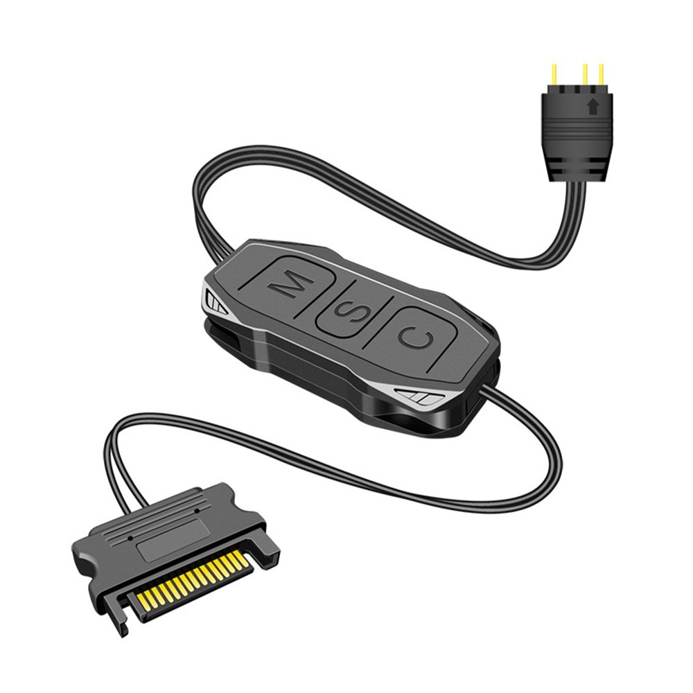 AR-1 RGB Controller Cable 5V 3 Pin to SATA AURA ARGB Control Light Controller