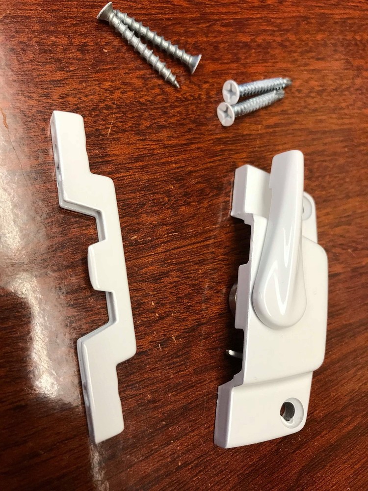ALUMINUM WINDOW LOCKS (WHITE)