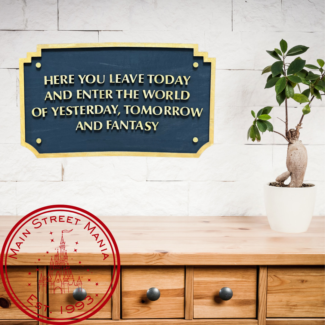 Disneyland Entrance Sign Replica Disney Inspired