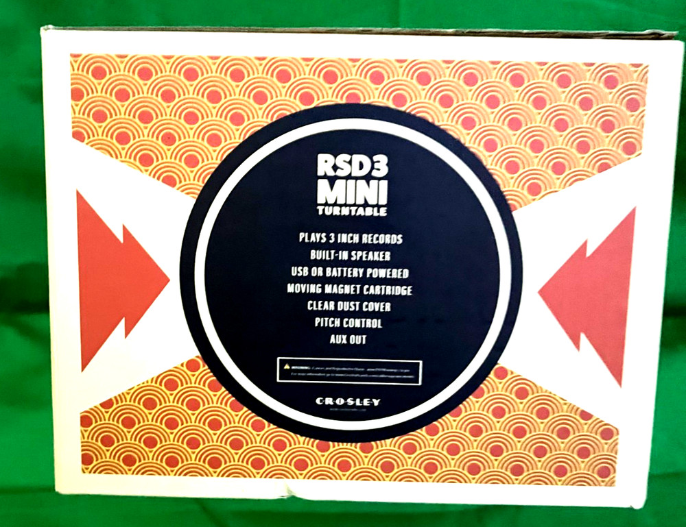 RSD3 Mini Turntable – Record Store Day Special Edition – NEW Condition