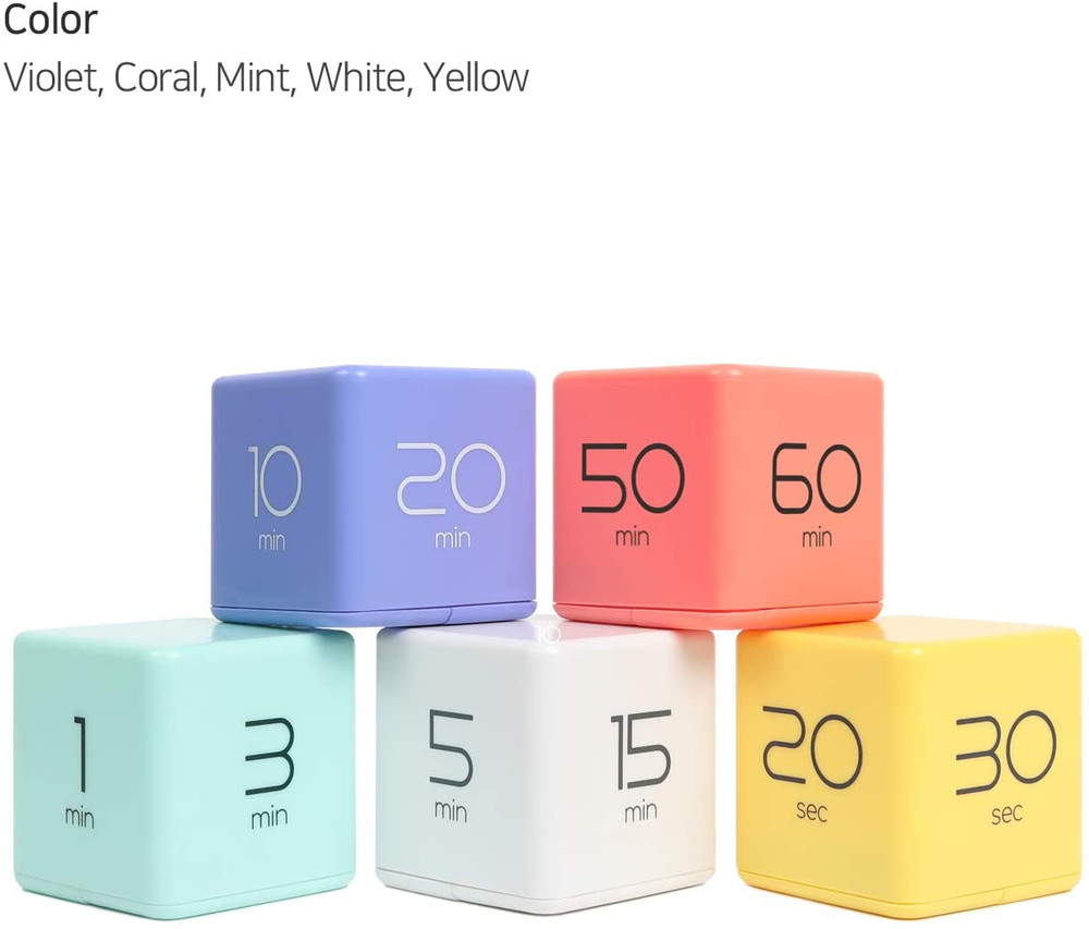 Cube Timer (Mint), Flip Timer Productivity Timer, Time Management, Block Timer K
