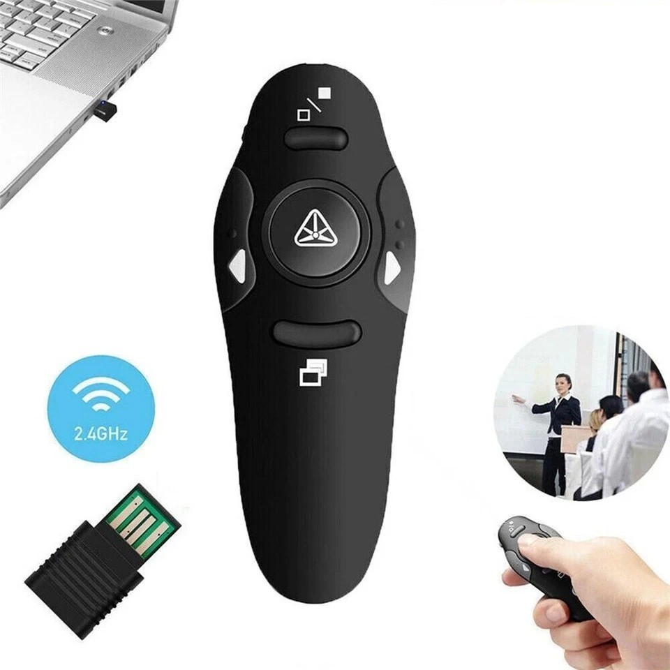 Laser Pointer Power Point Presentation Remote Control Wireless USB PPT Presenter