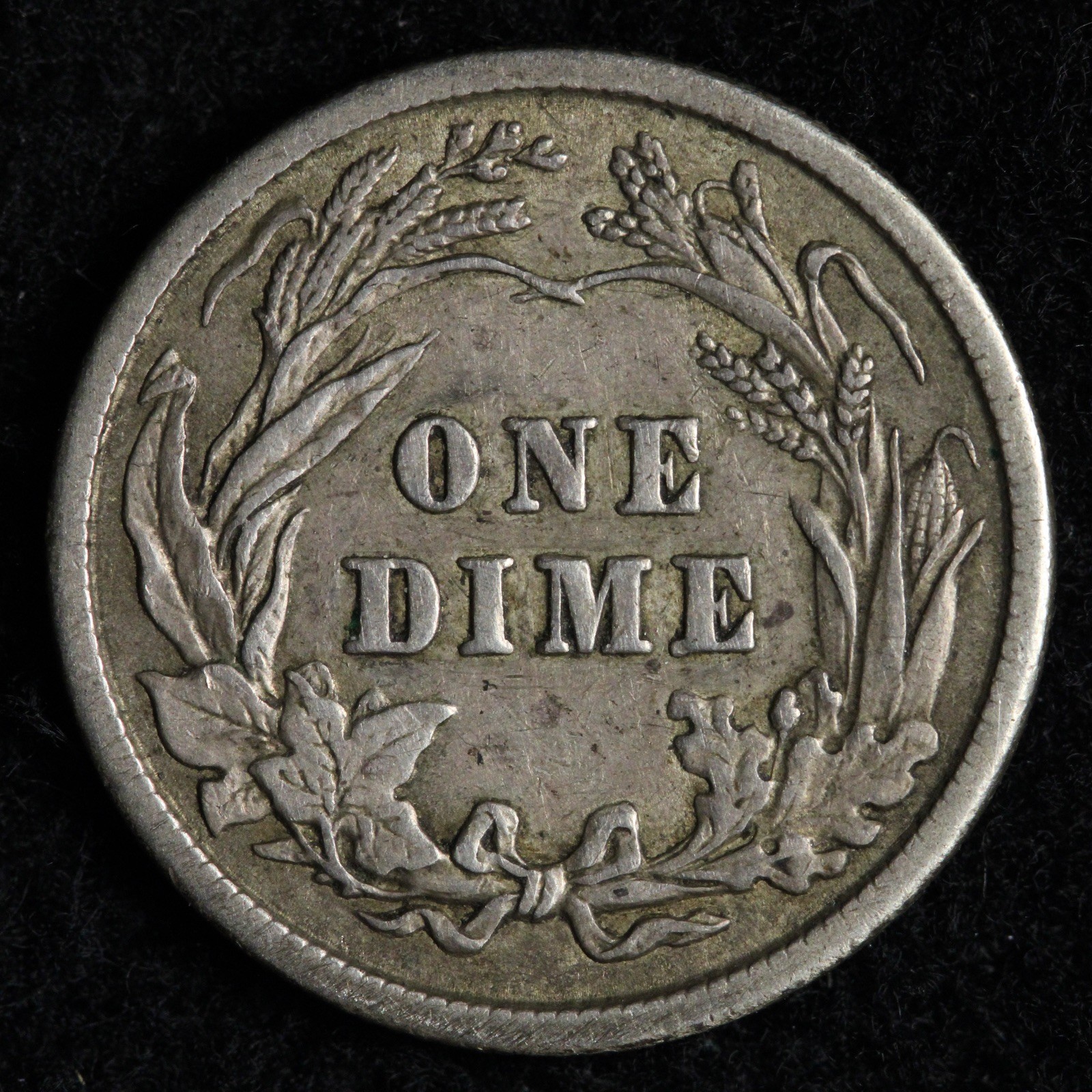 1907 Barber Silver Dime XF E269 UACM