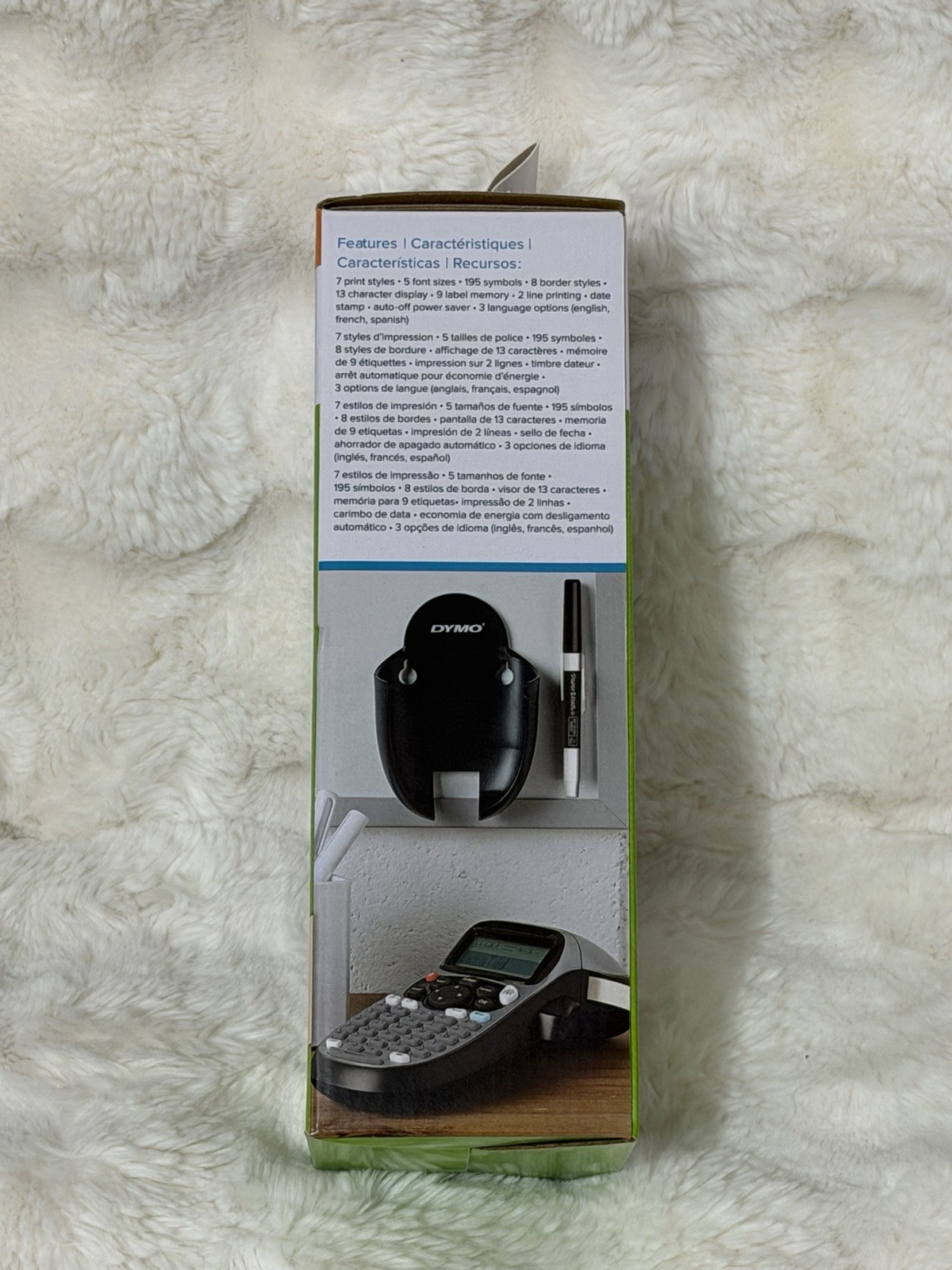 DYMO Portable Printer Handheld Label Maker Black Silver Letratag 100H+ New