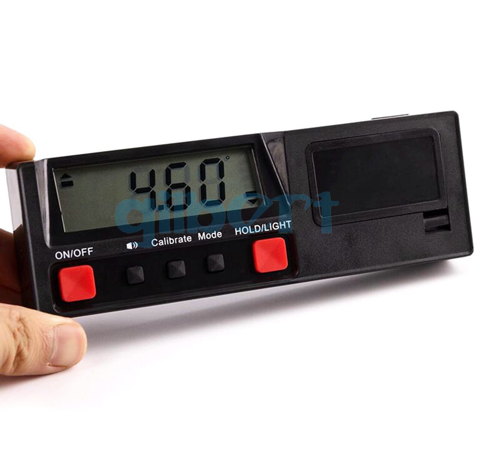 Electronic Digital Inclinometer Angle Protractor Gauge Level Box Meter