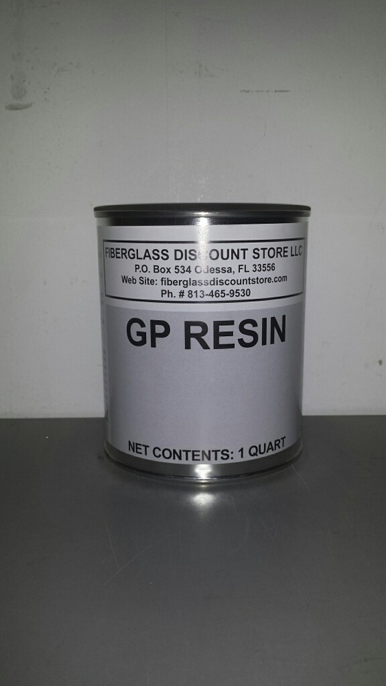 POLYESTER GP RESIN  ONE QUART WITH HARDENER