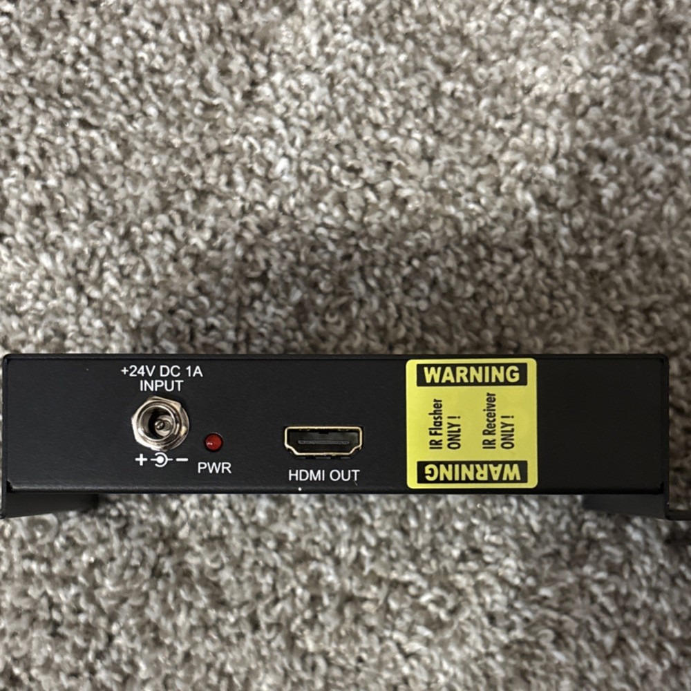 Binary B-500-EXT-230-RS HDMI Extender Transmitter Receiver Set, RS-232, Network