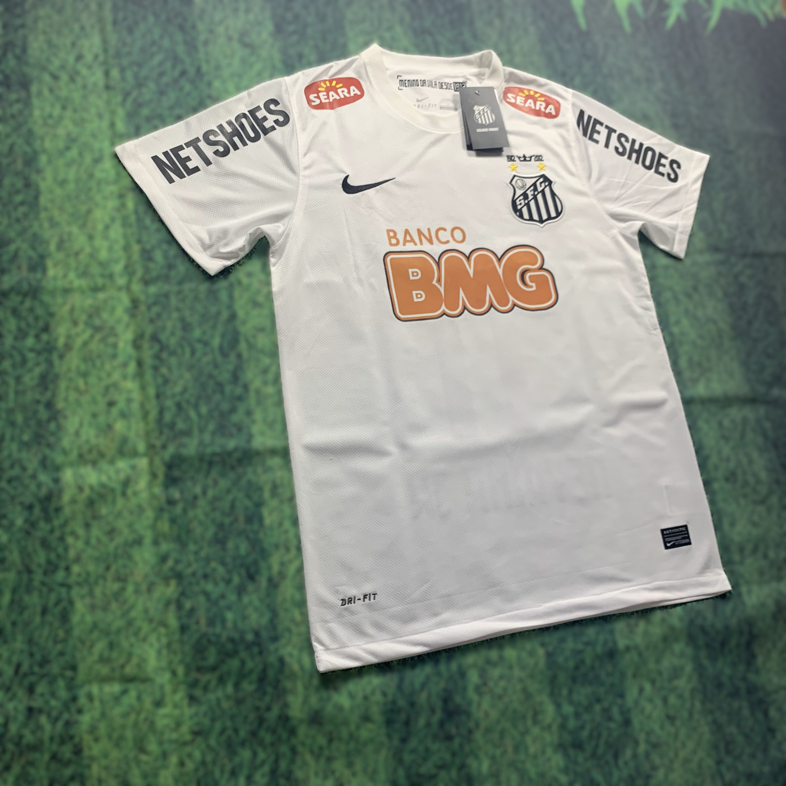 Neymar Jr Santos 2012/13 Home Jersey - Retro Shirt - Mens Sizes - New with Tags