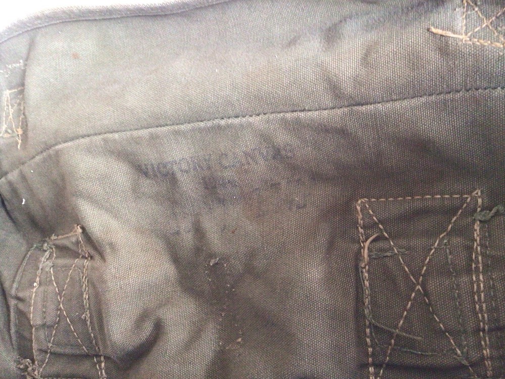 WW11-military 1945 Cargo Field Pack Scuff Marks Stitch & Ring Missing Backpack