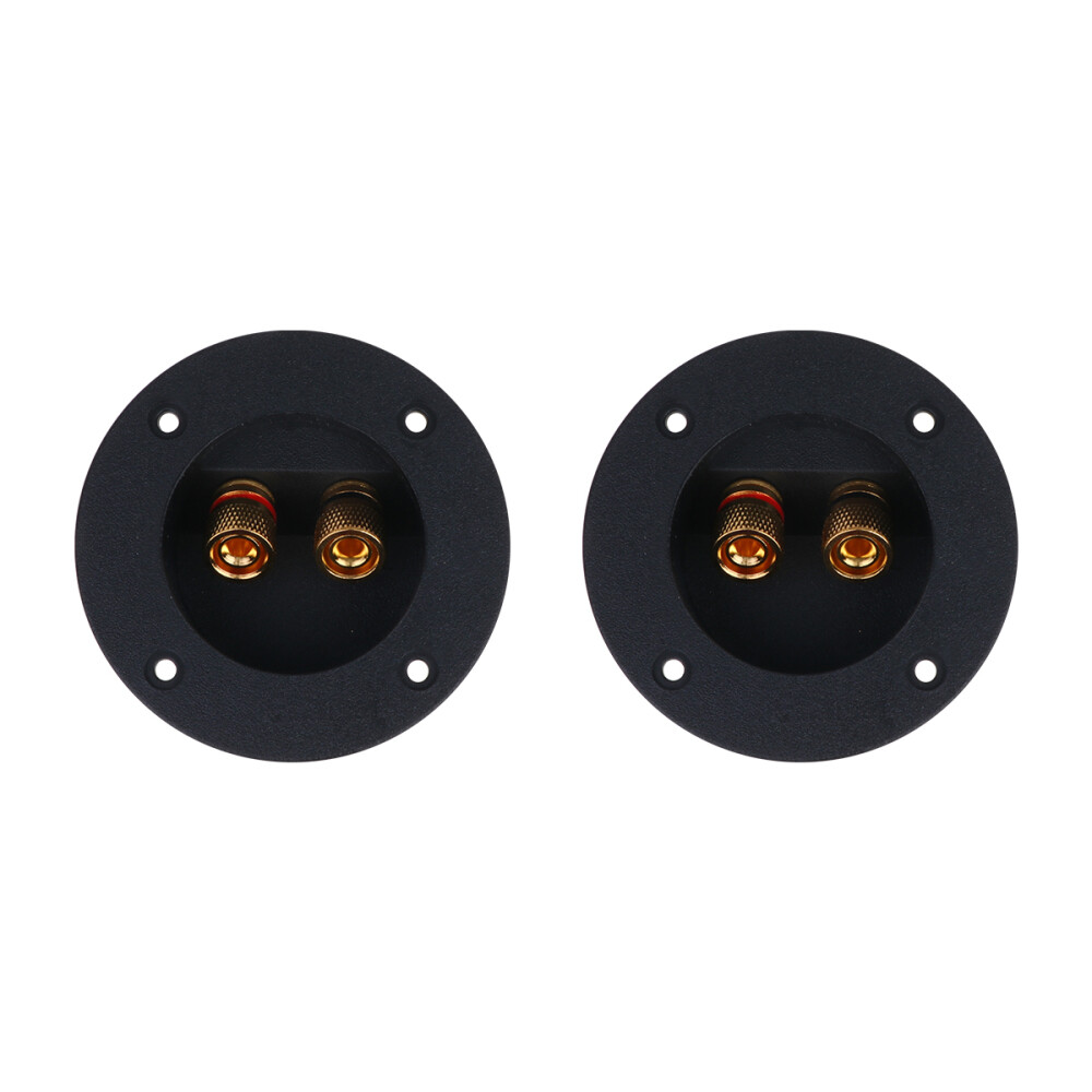 2PCS Spring Loaded Jacks Speaker Box Terminal Cup Speaker Terminal