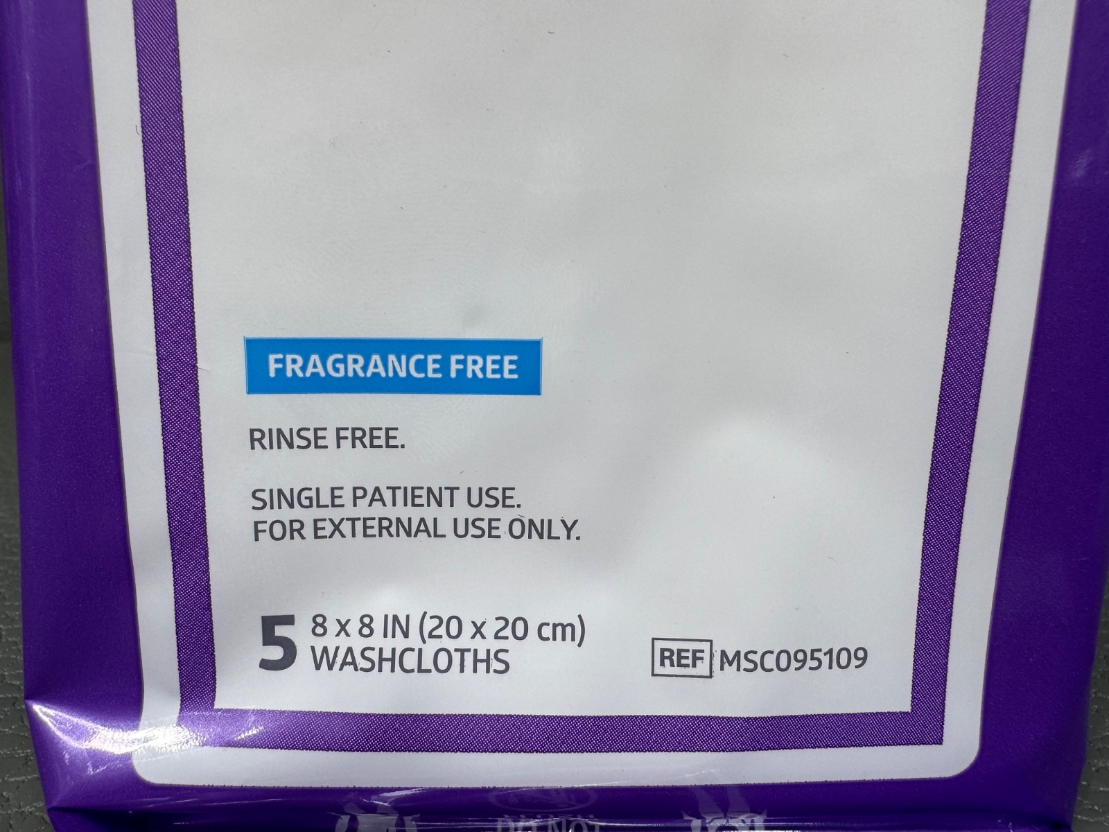 Medline Ready Bath Select Bathing Cloth Washcloths 5 packs of 5 .... 25 Total