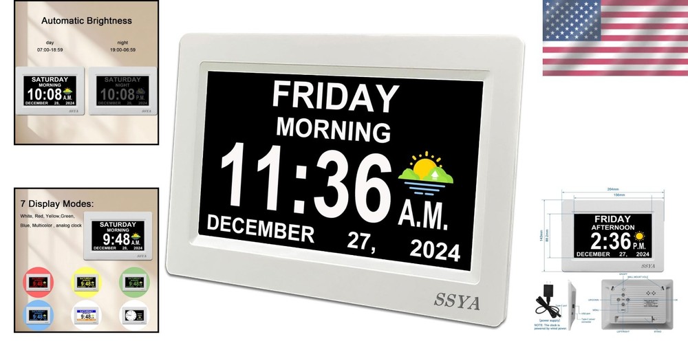 Extra-Large Digital Alarm Clock for Seniors