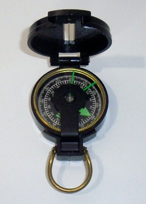 Vintage Stansales Engineer Lensatic Compass #550