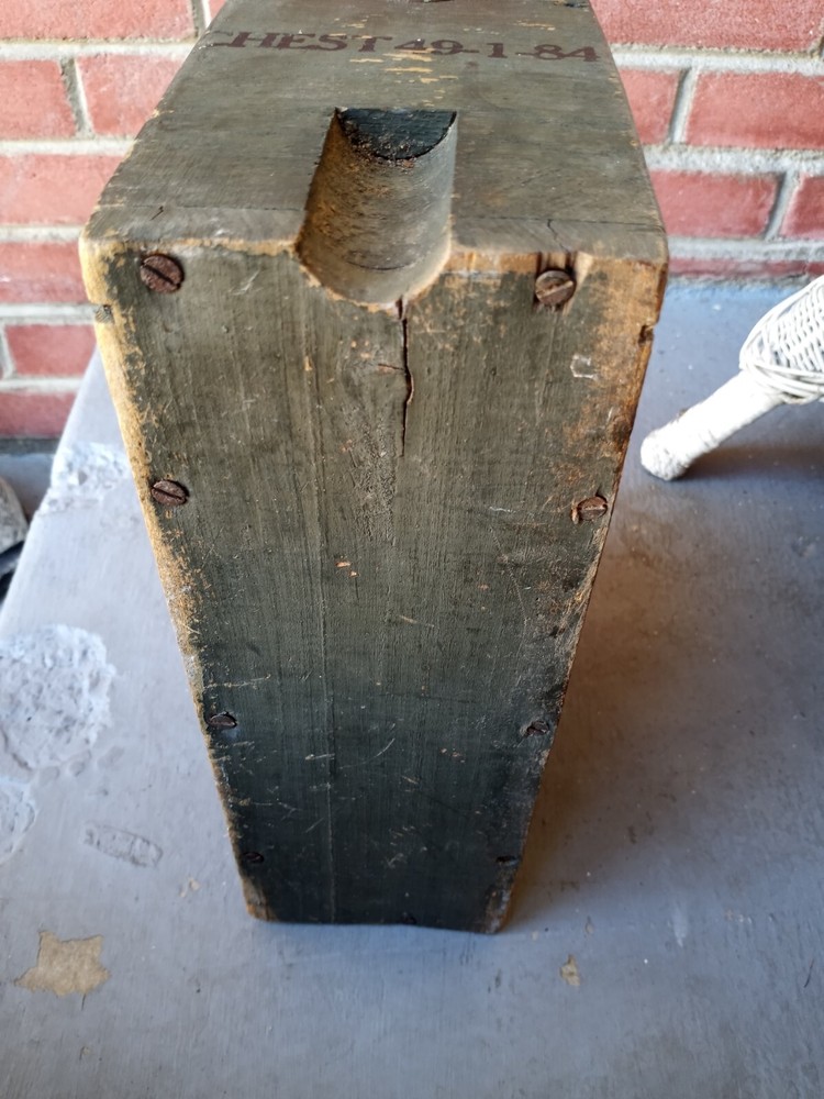 WW1 US ARMY OAK AMMO BOX