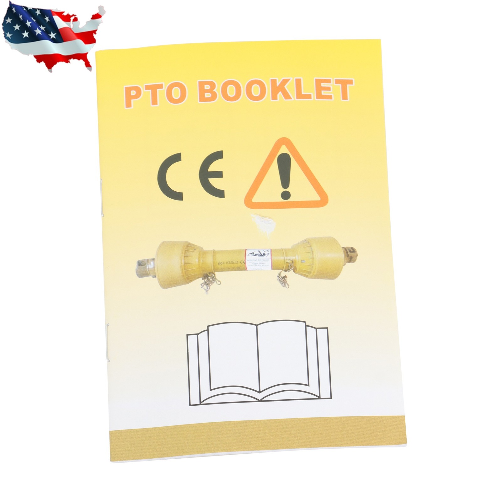 47" - 67" T6 1-3/8" x 6 Spline End w/Slip Clutch PTO Shaft PTO Drive Shaft