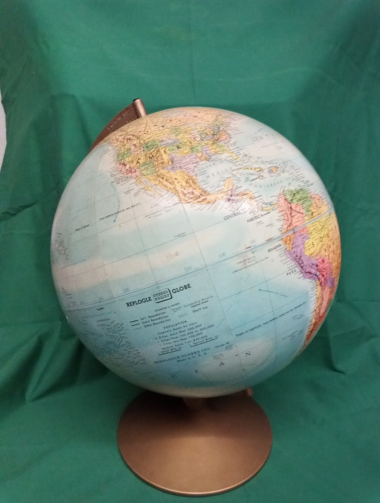 replogle stereo relief globe 12'