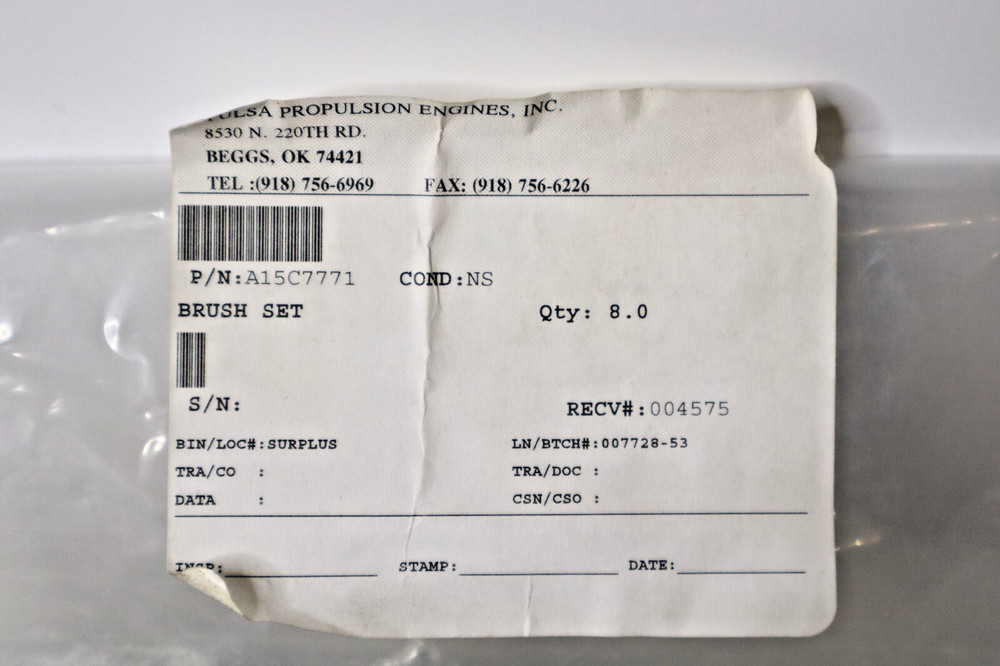 A15C7771 Generator Brush Set (8 available)