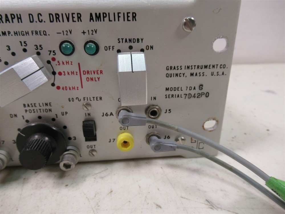 GRASS Polygraph D.C. Driver Amplifier 7DAG Rackmount Vintage Laboratory Device