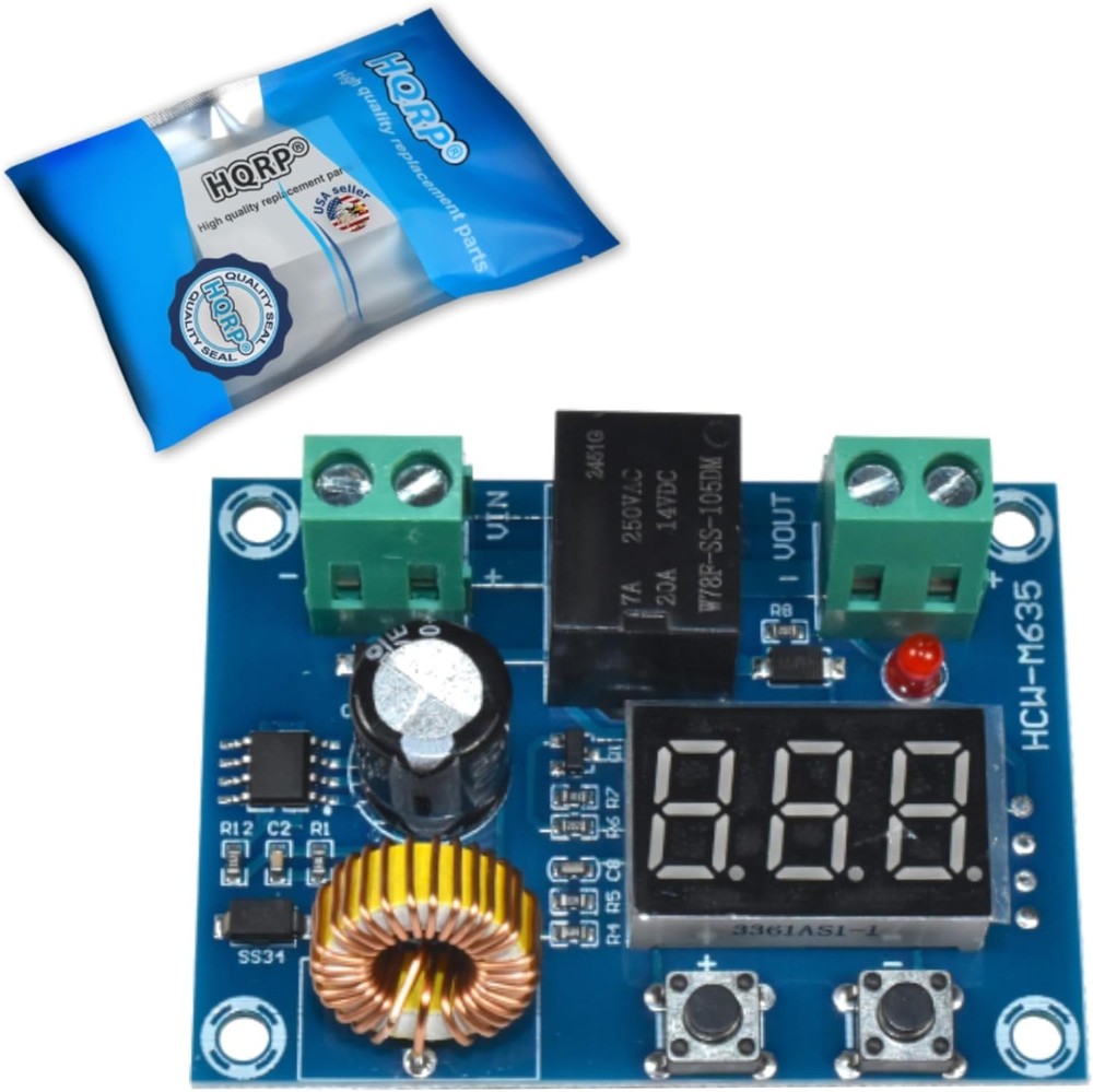 Digital Low Voltage Protector Disconnect Switch with Relay & LCD Display