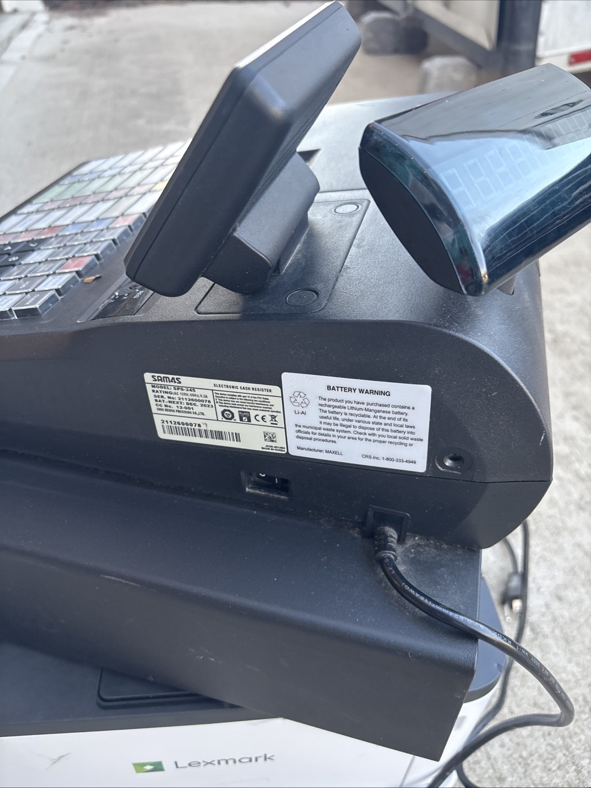 SAM4S SPS-300 Series Retail Cash Register