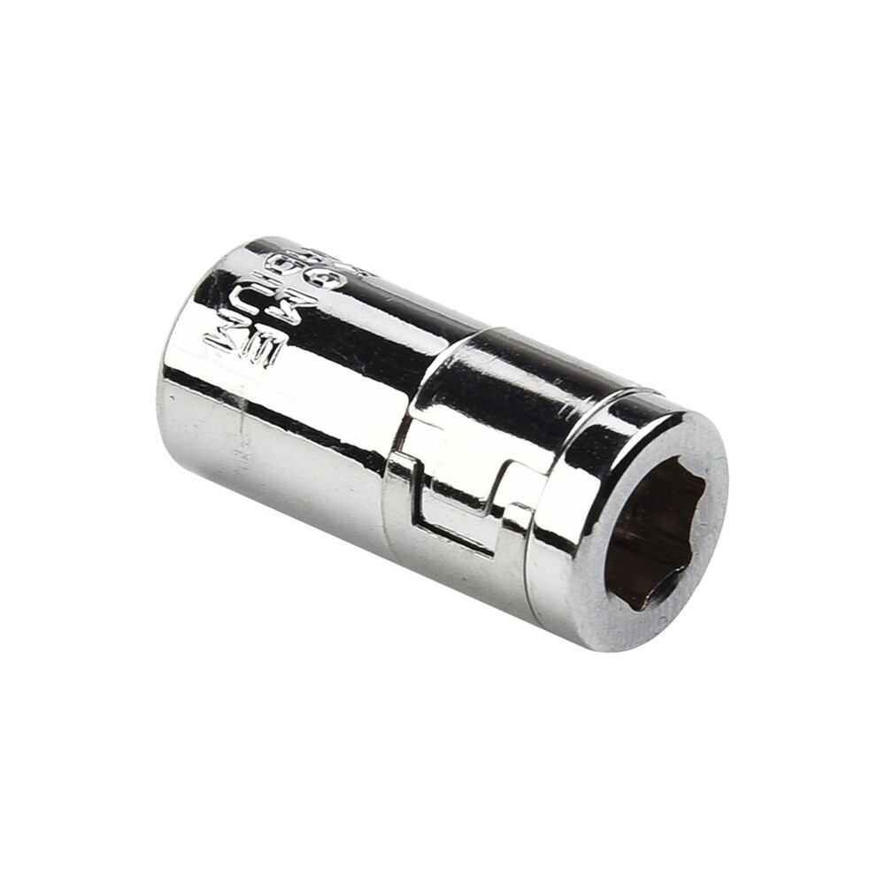 2pcs 1/4 Square Drive To 1/4 Hex Socket Bits Converter Screwdriver Bit Adapter