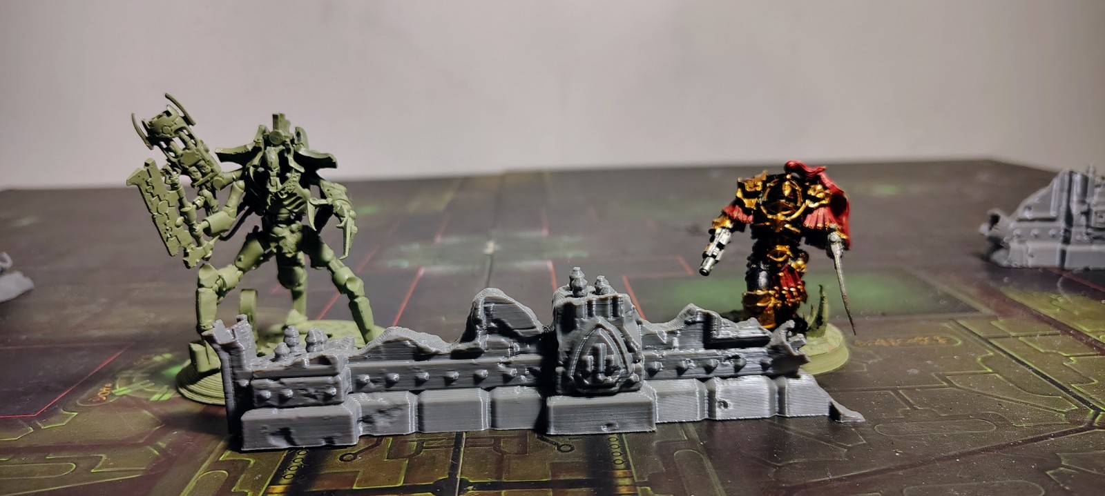 5 Piece Ruin Terrain Set Perfect For Warhammer 40k Kill Team Trench Crusade