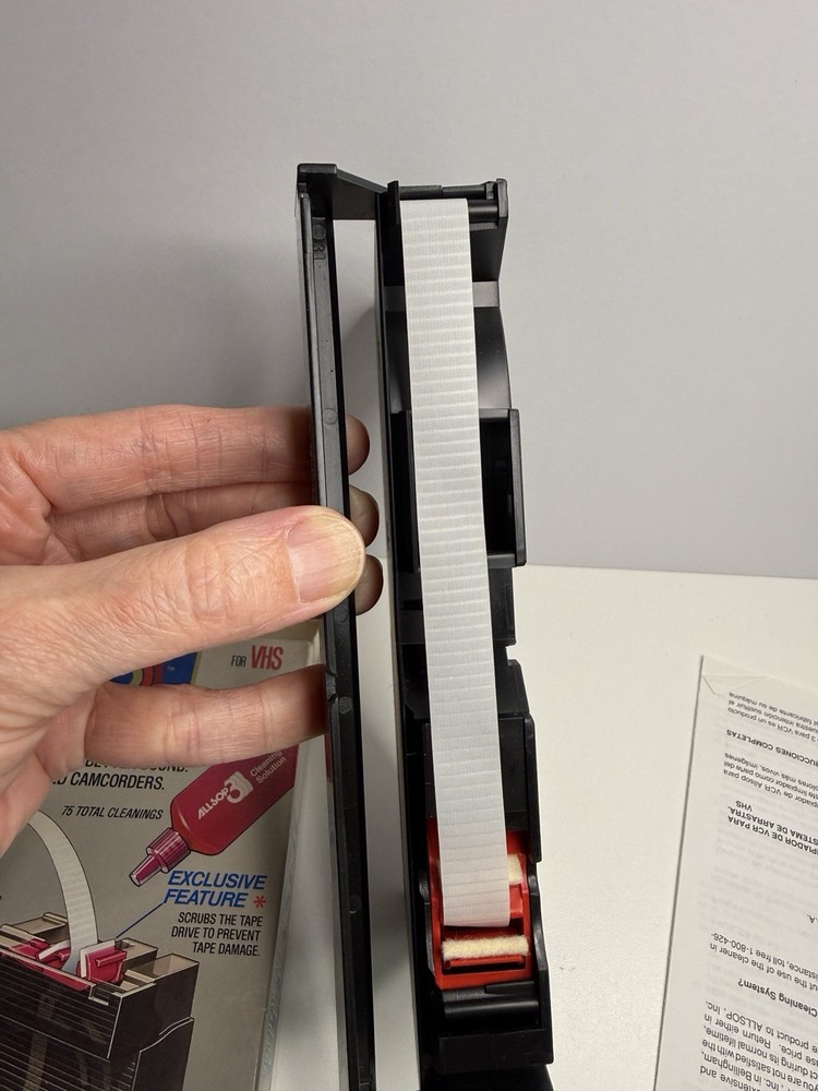 VHS Head Cleaner Also