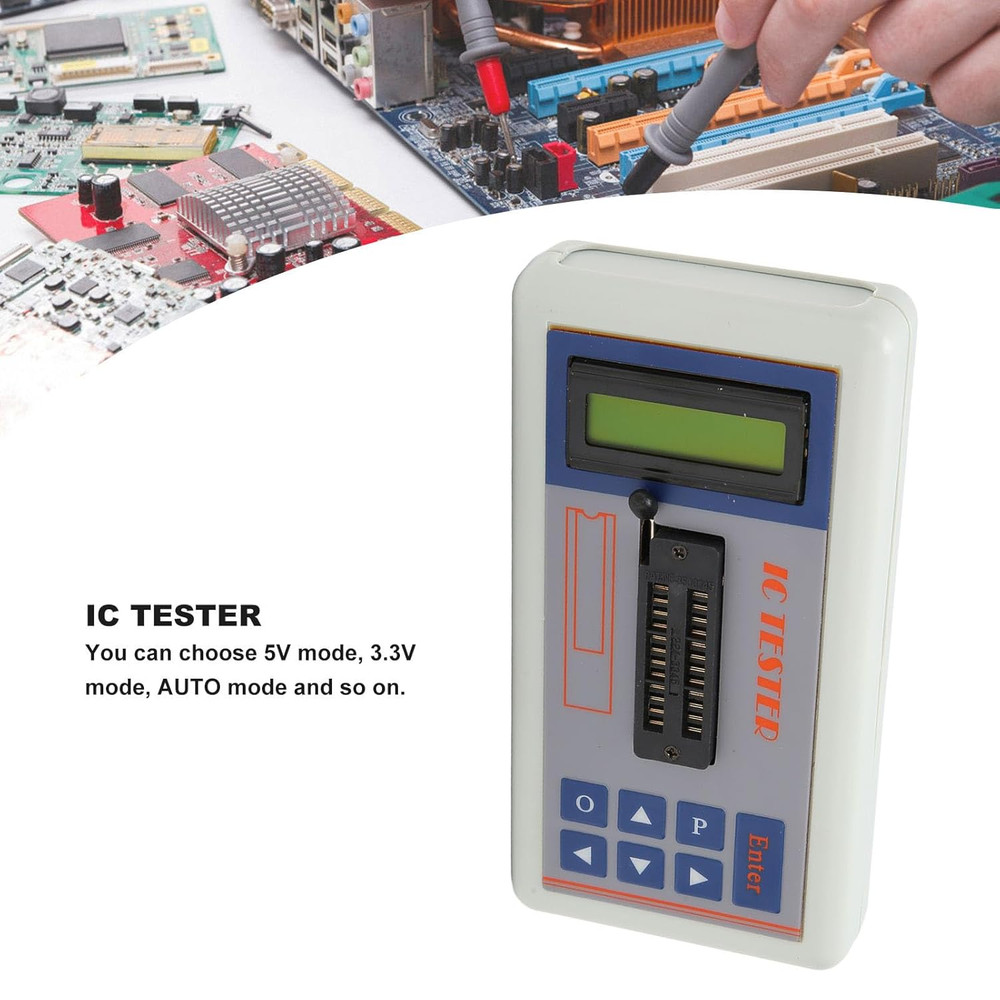 Integrated Circuit IC Tester, IC Transistor Capacitor Meter Digital Integration