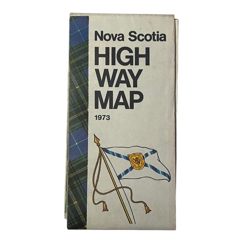 Map - Nova Scotia Highway Map 1973