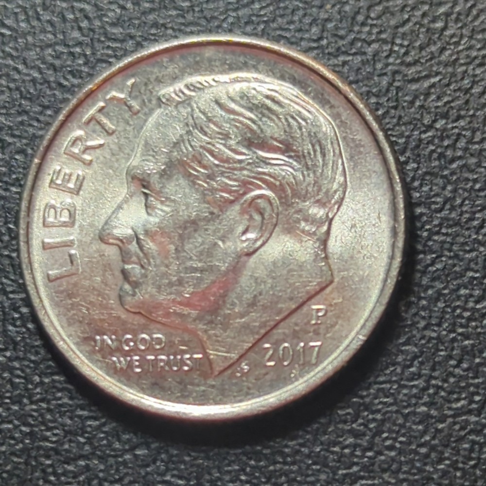 2017 Roosevelt Dime ..P …Multiple Error Coin .. !!