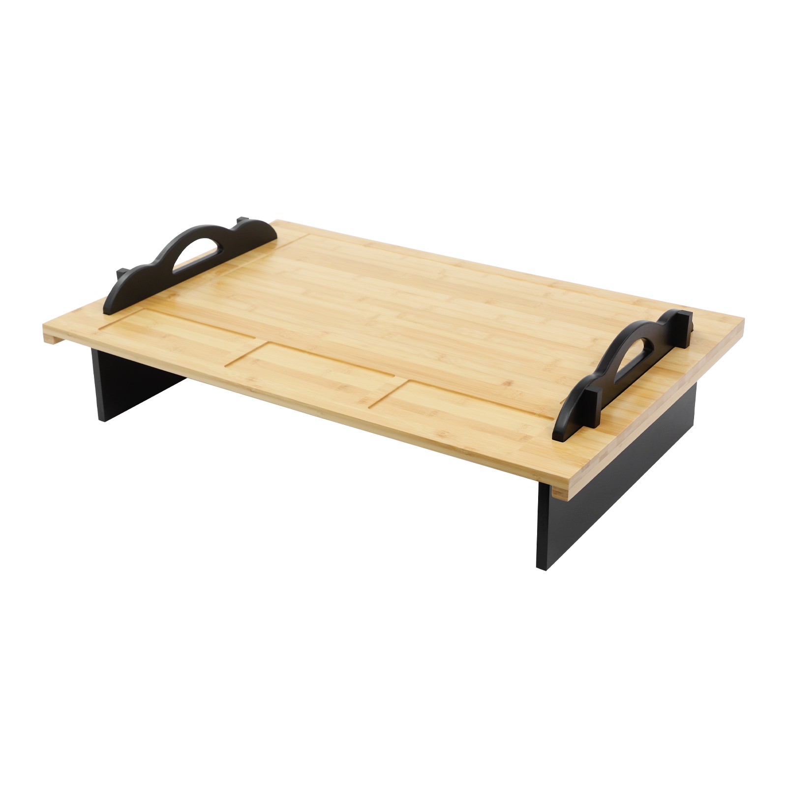 Stove Top Cover Board with Handles for Gas & Electric Stoves Wood Color New